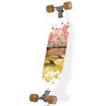 Sector 9 Mtn Peaks Complete Longboard Skateboard - Red