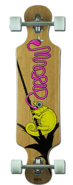 Madrid Chameleon Bamboo Longboard Skateboard Deck