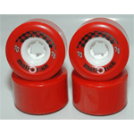 Metro Motion Link 70mm 78a Skateboard Wheels - Red