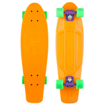 Penny Nickel Complete Skateboard - Orange - Purple Trucks