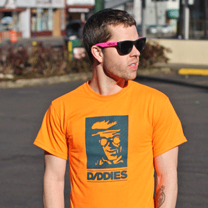 Daddies Board Shop Large Welder Orange S/S T-Shirt