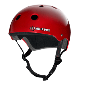 187 Skateboard Helmet - Red