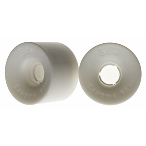 3DM 62mm 84a Cambria Slalom Skateboard Wheels White