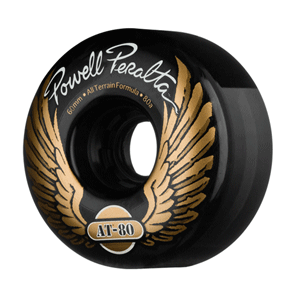 Powell 60mm 80a All Terrain Skateboard Wheels - Black