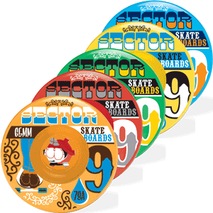 Sector 9 65mm 78a Nineball Longboard Skateboard Wheels Set of 4