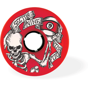 Sector 9 RED Race Formula 82a Wheels - Red