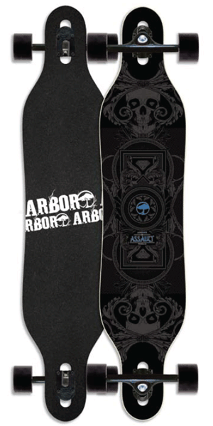Arbor Assault Longboard Skateboard Complete 2011
