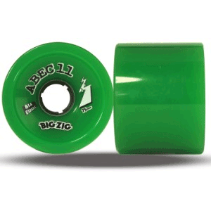 Abec11 BigZig 75mm 81a GREEN Classic Thane' - Set of 4