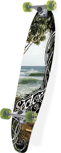 Sector 9 Nicaragua Longboard Skateboard Deck