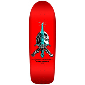 Powell Peralta Ray Bones Rodriguez Red Skull & Sword Skateboard Deck