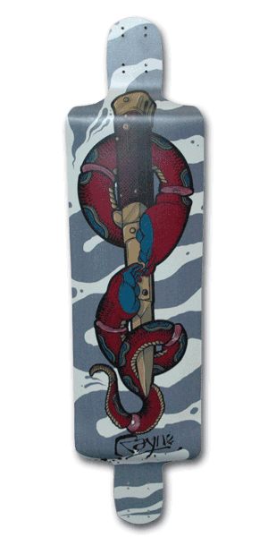 Rayne Nemesis Complete Longboard Skateboard 2011
