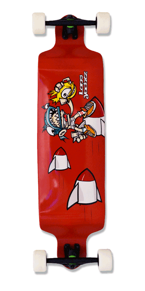 Landyachtz Switch 37 Longboard Skateboard Complete - 2011