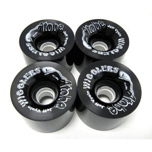 Atobe Vyain Wigglers Wheels 77mm 82a Black - Set of 4