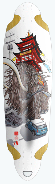 Rayne Avenger Complete Longboard Skateboard