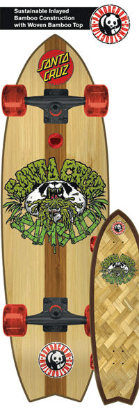 Santa Cruz Bamboo Shark Complete - Cruzer