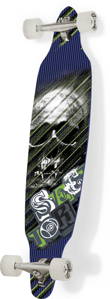 Sector 9 Carbonite Complete Longboard Skateboard - Blue