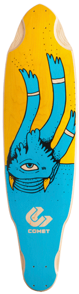 Comet Voodoo XL Longboard Skateboard Deck