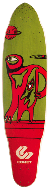 Comet Voodoo Original Longboard Skateboard Complete