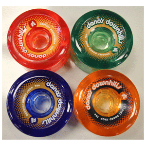 Dano's Downhills 70mm 78a Longboard Wheels - Konfus