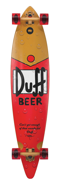 Santa Cruz Simpsons Duff Pintail Complete Skateboard