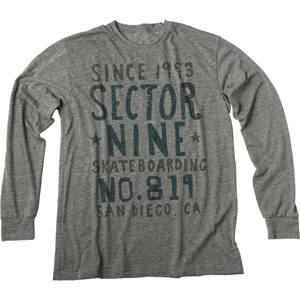 Sector 9 El Timbre LS Tee - Grey