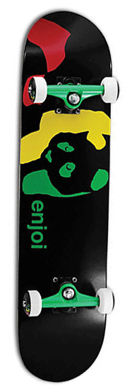 Enjoi Rasta Panda Complete Skateboard