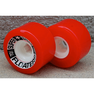 Earthwing Floaters RED 70mm 78a Wheels - Set of 5