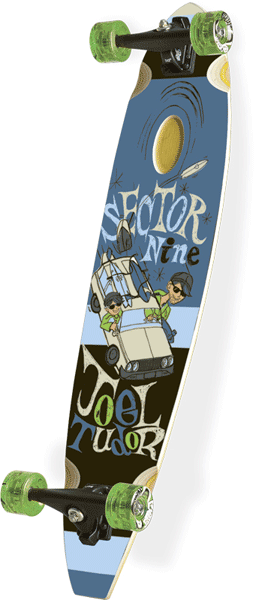 Sector 9 Joel Tudor Complete Longboard Skateboard - Blue