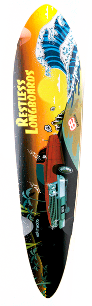 Restless Magnum Pintail Complete Longboard Skateboard
