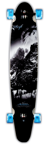Never Summer Swift Longboard Deck - Black