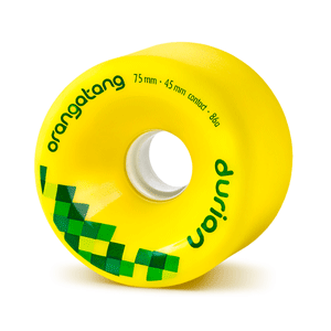 Orangatang Durian Freeride YELLOW Wheels 75mm 86a