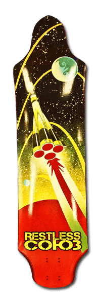 Restless Soyuz Longboard Skateboard Deck