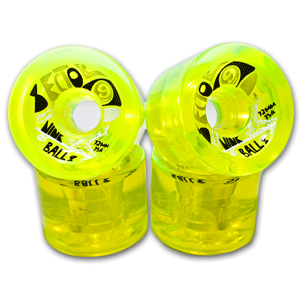 Sector 9 72mm 75a Nineball Wheels Set of 4 - Green 2011 