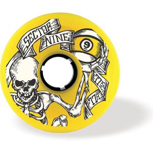Sector 9 77mm 78a YELLOW Race Wheels Set of 4