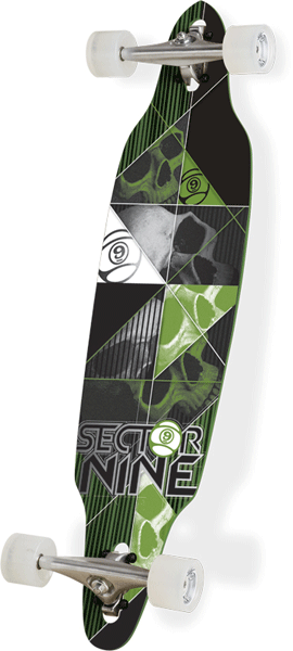 Sector 9 Carbon Decay Complete Longboard Skateboard