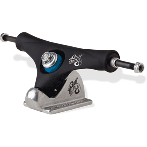 Gullwing Stalker Trucks - Rubberized Black 50 Degree