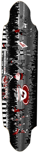 Sayshun Mania Complete Longboard Skateboard