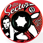 Sector 9 Race Formula Wheels 70mm 82a Red - CENTER SET
