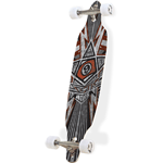 Sector 9 9 Star Longboard Skateboard Deck - Red 2011