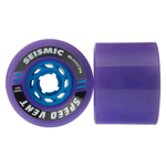 Seismic Speed Vent 73mm 84a Purple Black OPS Skateboard Wheels Set of 2