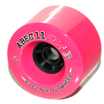 Abec11 107mm Flywheels Electric Pink 77a - Set of 4 Wheels