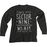 Sector 9 El Timbre LS Tee - Black