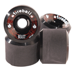 Fireball Black Beast Longboard Wheels 76mm 87a - Set of 4