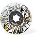 Sector 9 Goddess Wheels - 76mm 78a Yellow 2010
