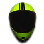 Predator Full Face Race Helmet - Lime