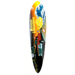 Restless Magnum Pintail Longboard Skateboard Deck