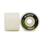 Landyachtz Monster 76mm Longboard Skateboard Wheels - White 80a