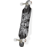Sector 9 Mini Super Shaka Longboard Skateboard Deck - Grey