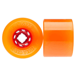 Seismic Speed Vent 77mm 75a Clear Orange Skateboard