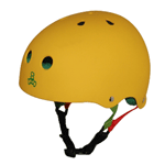 Triple Eight Brainsaver Rasta Yellow Helmet